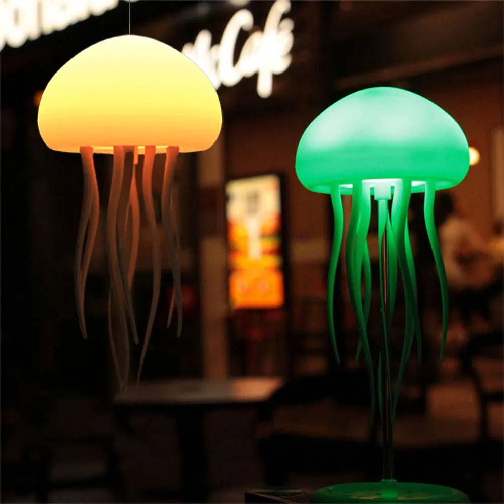 Dancing jellyfish lamp